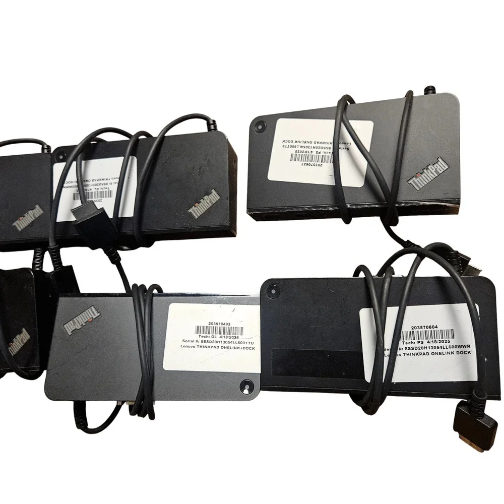 Lot of 6 Lenovo ThinkPad OneLink+ Plus DU9047S1 Docking‎ Station No AC Adapter